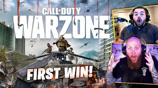 CALL OF DUTY WARZONE INSANE FIRST WIN FIRST LOOK W COURAGEJD CODPartner [upl. by Elmer170]