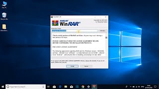 How to Install WinRAR on Windows 10 [upl. by Ennelram560]