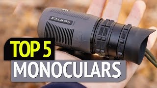 TOP 5 Best Monoculars [upl. by Neitsirk866]