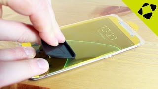 Zagg InvisibleShield HD Samsung Galaxy S7 Edge Screen Protector Installation amp Review [upl. by Nennek893]