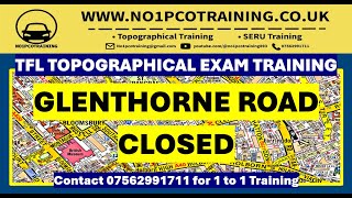 GLENTHORNE ROAD CLOSED TFL TOPOGRAPHICAL SKILLS TRAINING 2024 [upl. by Ruthven]