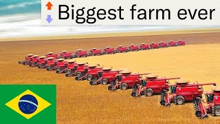 Largest Farms In Brazil [upl. by Geiss725]