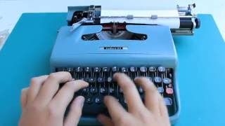 Typewriting  1963 Olivetti Lettera 22 typewriter [upl. by Zita]