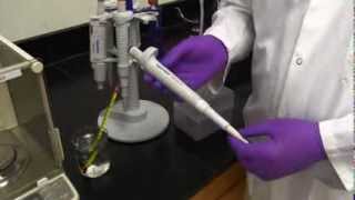 Pipette Calibration and Cleaning [upl. by Neerroc]