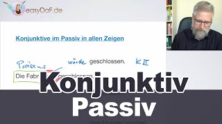 Konjunktiv 1 und 2 im Passiv [upl. by Hoffman]