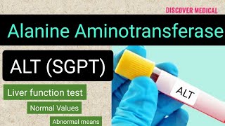 ALT  Alanine Aminotransferase  Liver function test [upl. by Nayarb]