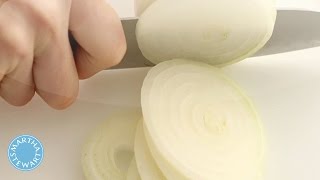 How to Cut Onion Rings with Martha Stewart [upl. by Christianson965]