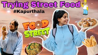 Trying Kapurthala Street Food  Simranjit Kaur [upl. by Karab]