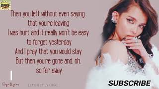 KZ Tandingan  Till My Heartaches End Lyrics [upl. by Pratt]