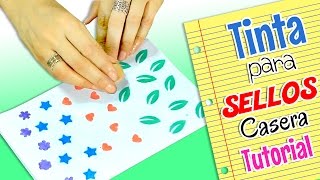 Tintas para Sellos Tintas para Scrapbook TUTORIAL [upl. by Horatia365]