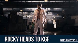 Rocky Heads To KGF  KGF  Yash  Prashanth Neel [upl. by Esmerelda111]