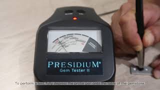 Presidium Gem Tester II PGT II  Performing a test and Reading Results [upl. by Eduam]