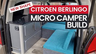 Micro Campervan Conversion Build  5 Days in 5 Mins [upl. by Veronika]