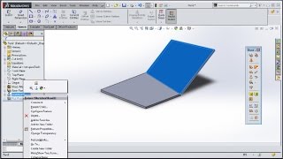 Solidworks Bend a Part with Sketched Bend [upl. by Akiram]