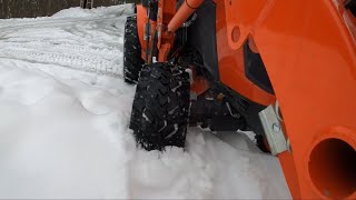 Goodyear R14T Tractor Tires VS Deep Snow [upl. by Hook703]