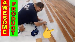 CORETEC VINYL PLANK FLOORING INSTALLATION HOW TO [upl. by Rondi]