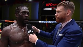 Jared Cannonier Octagon Interview  UFC Vegas 66 [upl. by Itida544]