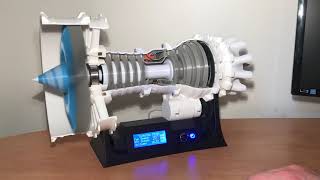 Fully Powered 3D Printed Jet Engine [upl. by Arratahs]