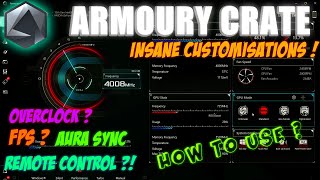 Asus Armoury Crate Software  A Guided Tour [upl. by Anyar400]