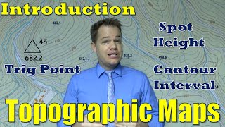 How to read a Topographic  Contour Map [upl. by Enilav]