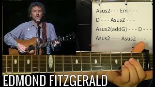 The Wreck of the Edmond Fitzgerald  Gordon Lightfoot  Guitar Lesson [upl. by Immij340]