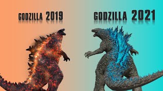 Differences Between Godzilla 2019 and 2021 [upl. by Collimore]