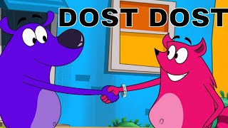 Dost Dost Ep  62  Pyaar Mohabbat Happy Lucky  Funny Hindi Cartoon Show  Zee Kids [upl. by Koa905]