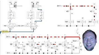 Pneumatics Electric Control  FESTO FluidSIM Part 3 [upl. by Argela]