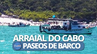 ARRAIAL DO CABO TODO SOBRE SUS PASEOS DE BARCO 🛥️ precios recorridos consejos para Arraial [upl. by Kcirdet703]