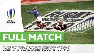 Rugby World Cup 1999 SemiFinal New Zealand v France [upl. by Elladine803]