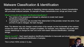 Malware Analysis Bootcamp  Malware Classification And Identification [upl. by Blunk]