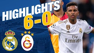 GOALS AND HIGHLIGHTS  Real Madrid 60 Galatasaray [upl. by Arema]