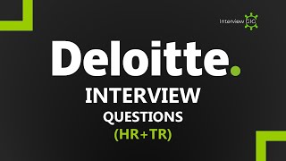 Deloitte Interview Questions  HR and TR Interview Questions [upl. by Wendi802]