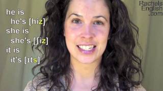 How to Pronounce Contractions American English Pronunciation [upl. by Yzzik595]