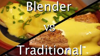 Easy Hollandaise Sauce  Blender VS Classic  Food Science [upl. by Coad]