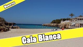 Cala Blanca Menorca Spain Beach and resort [upl. by Ireg435]