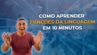 COMO APRENDER FUNÇÕES DA LINGUAGEM EM 10 MINUTOS  Concurso Público [upl. by Alleon]