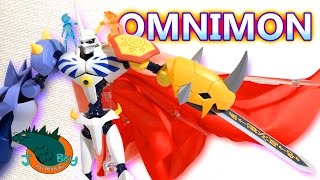 Omnimon Omegamon SH Figuarts Digimon Review [upl. by Allicirp93]