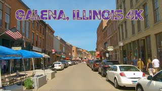 Illinois Most Popular Tourist Town Galena Illinois 4K [upl. by Bannister]