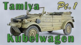 Tamiya Kubelwagen Kit Review and Build Part 1 [upl. by Retniw720]