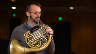 What does a French horn sound like Scale [upl. by Bernarr]