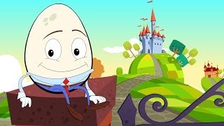 Humpty Dumpty Sat On A Wall  Nursery Rhyme with Lyrics  Kids Tv Nursery Rhymes [upl. by Paulita154]