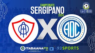 ITABAIANA X CONFIANÇA  CAMPEONATO SERGIPANO 2024  SEMIFINAIS [upl. by Fisoi]