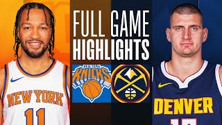 KNICKS at NUGGETS  FULL GAME HIGHLIGHTS  March 21 2024 [upl. by Eatnhoj922]