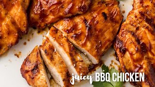 BEST and JUICIEST Grilled BBQ Chicken  The Recipe Rebel [upl. by Errehs]