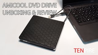 Amicool External DVD Drive  Unboxing amp Review [upl. by Nah]