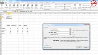 Excel Combining HLOOKUP and VLOOKUP [upl. by Ardnas]