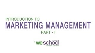 Marketing Management Lectures [upl. by Madelle890]