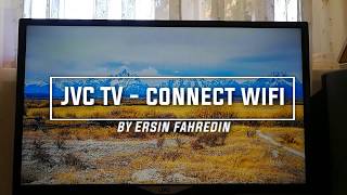 JVC Smart TV  How to Connect Wifi 📡 Smart TV Wireless 📺 [upl. by Suilenrac]