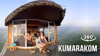 Experience Houseboat cruise  Kumarakom  360 degree video [upl. by Rodenhouse678]